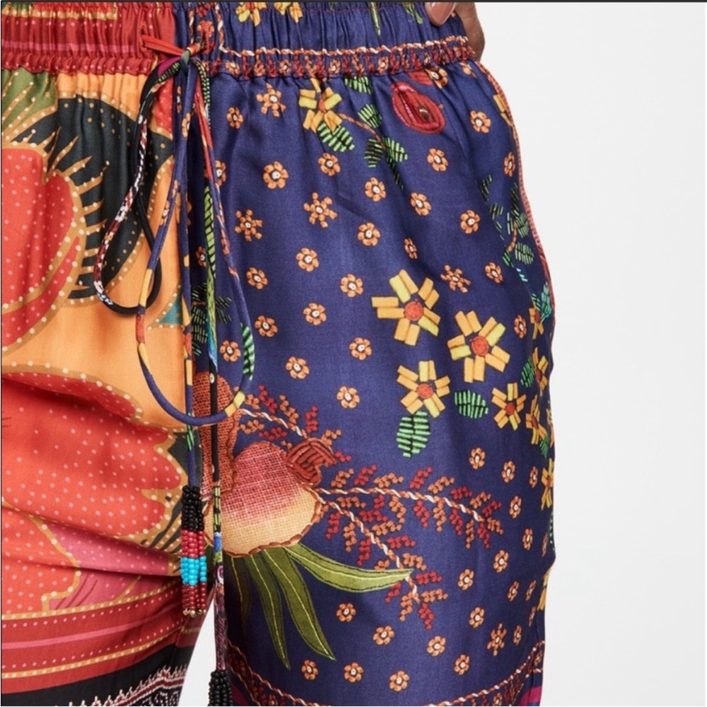 FARM Rio Multicolor Mixed Scarves Drawstring Pant - Picture 2 of 6